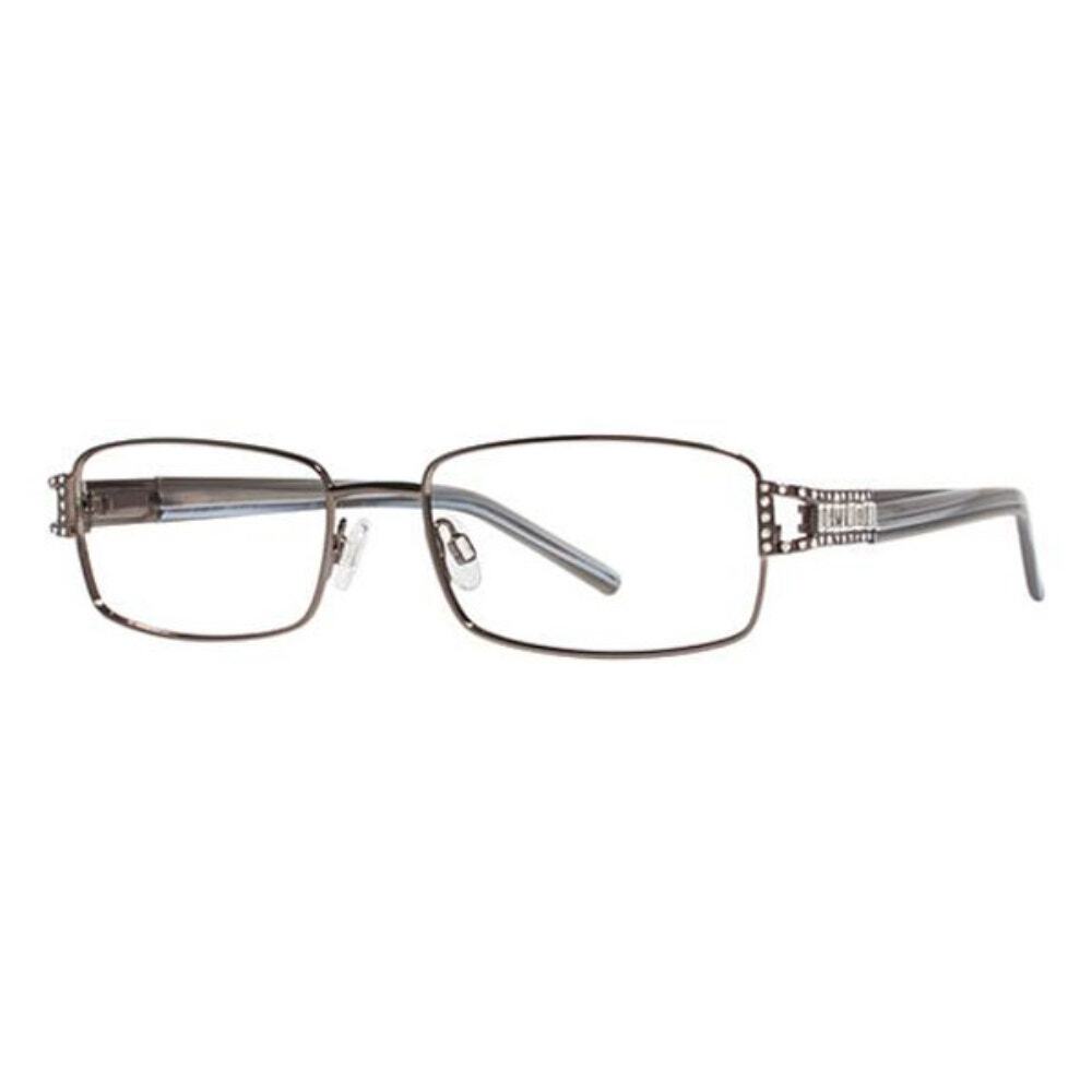 NEW Genevieve Boutique Bling rhinestone Rectangular Y2K Eyeglasses